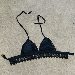 Black Bikini Top Never Worn